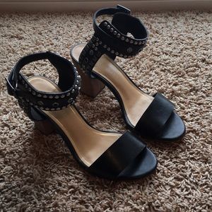 Enzo Angiolini Black Heel Sandal